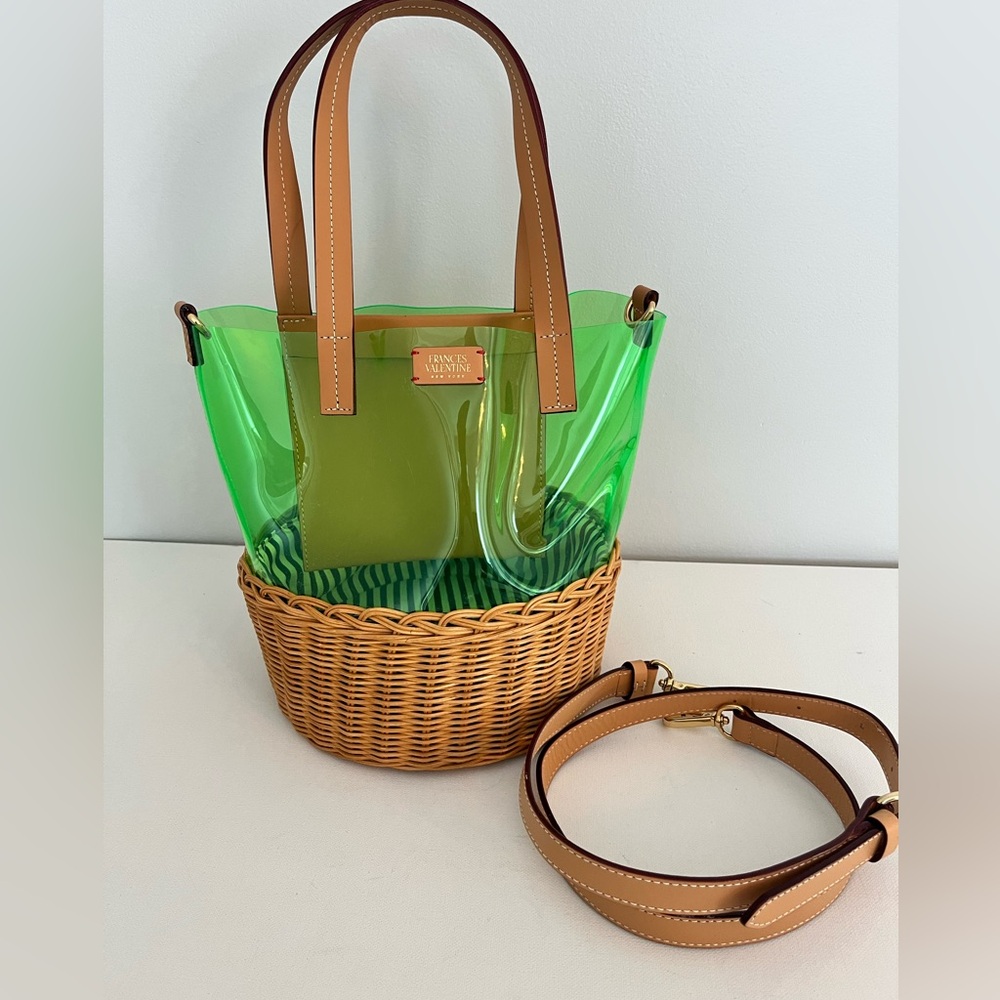 Frances Valentine Medium Wicker Bucket Bag